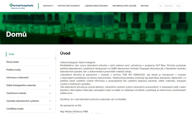 OKBH Nemocnice Vrchlabí